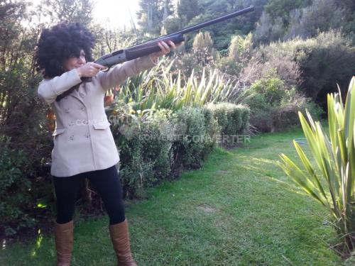 Clay target shooting at Carodale