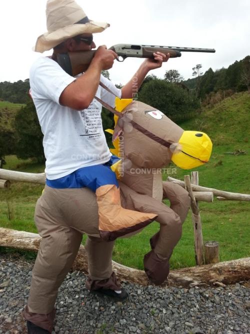 Clay target shooting at Carodale