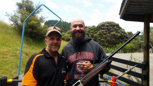 Clay target shooting at Carodale